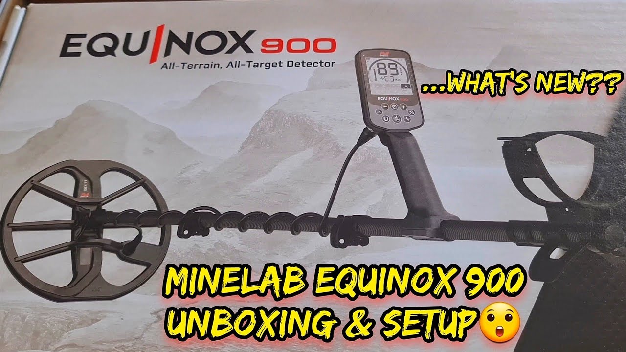 Minelab Equinox 900 Unboxing & Setup!! Looks & Feels Absolutely Amazing🙌 