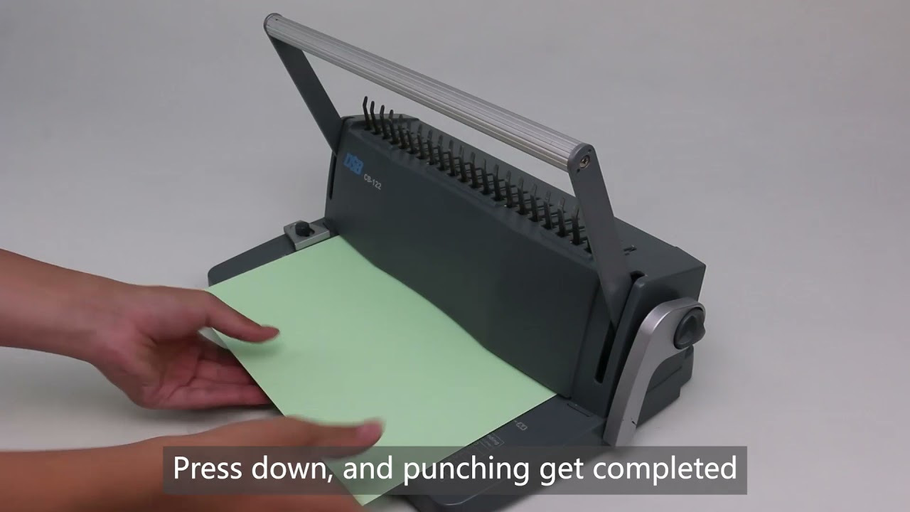 DSB CB-122 Manual comb punching binding machine