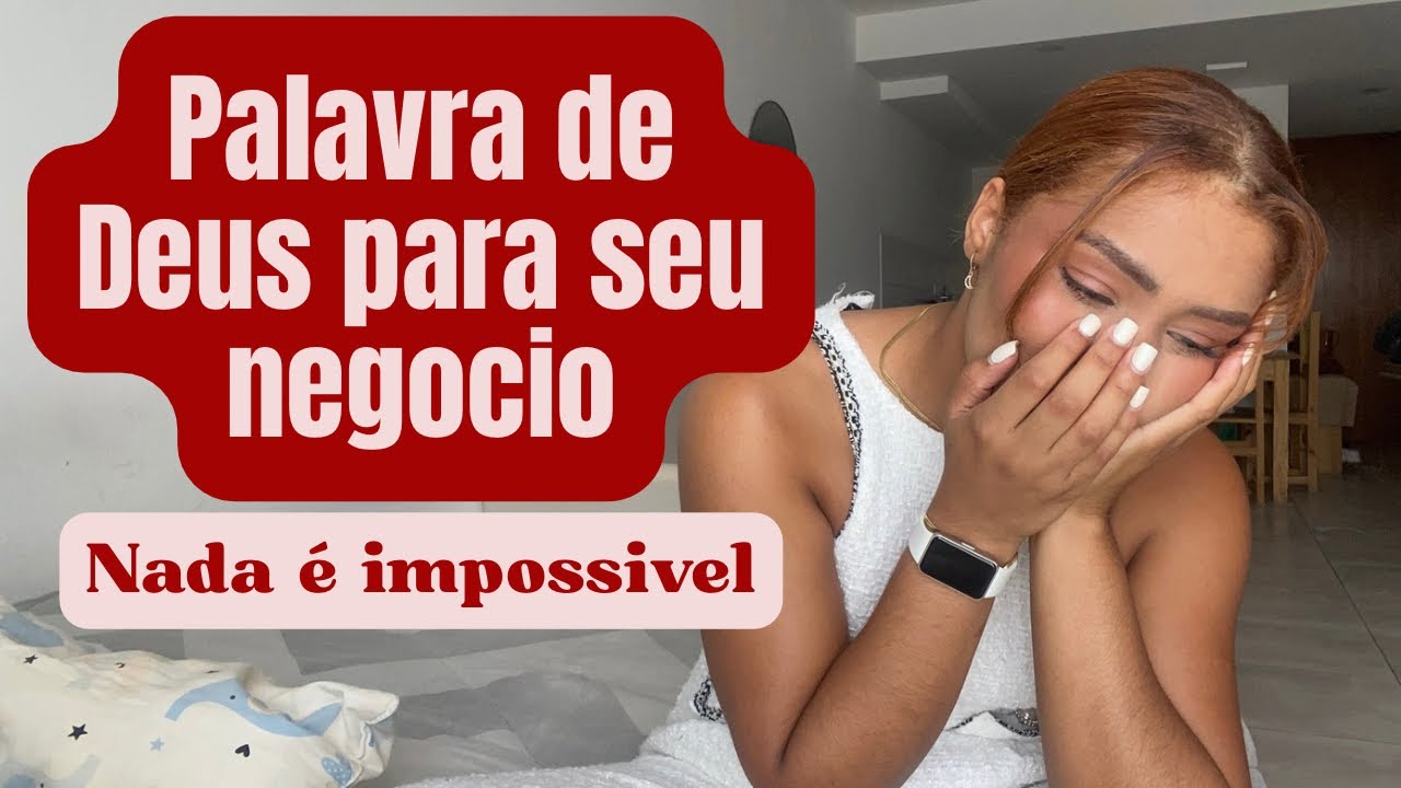 Declaração para seu negocio  NADA É IMPOSSIVEL PARA DEUS 