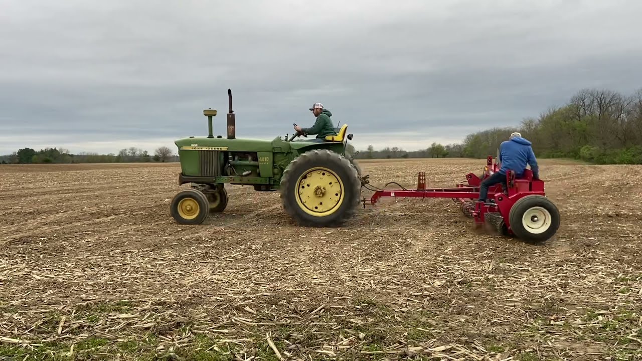 Planting Hay on 26 Acres - Turbo Till and Seed Drill