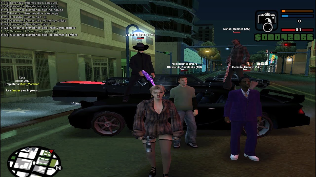 Los Huemes salen de combo nocturno, estrenando edc y camara xd -Azu Huemes- SAMP S1 -FenixZone RP-