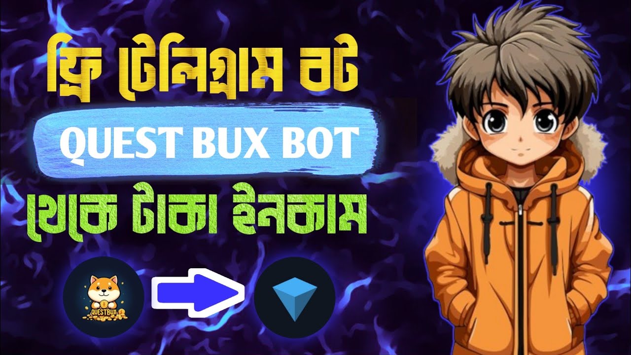 Quest Bux Bot | Instant Payment Telegram Bot | Instant Payment Offer | New Telegram Bot
