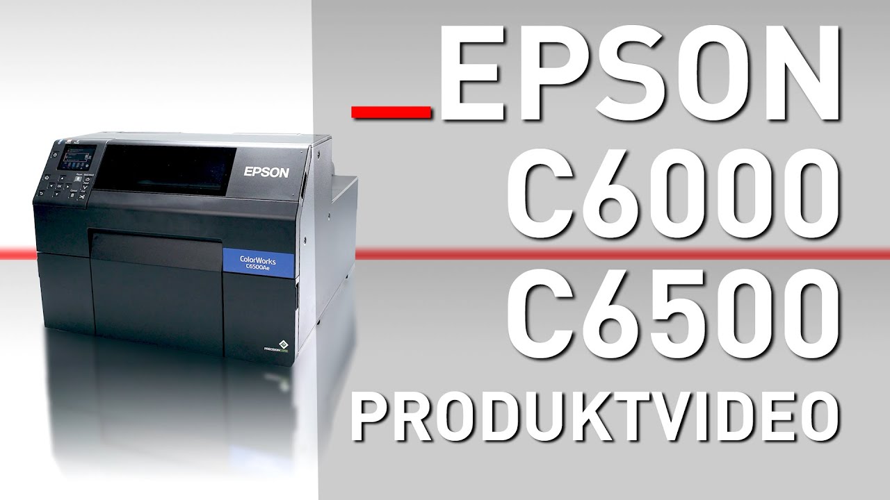 Epson ColorWorks C6500 Farbetikettendrucker | Mediaform Shop [Produktvideo]