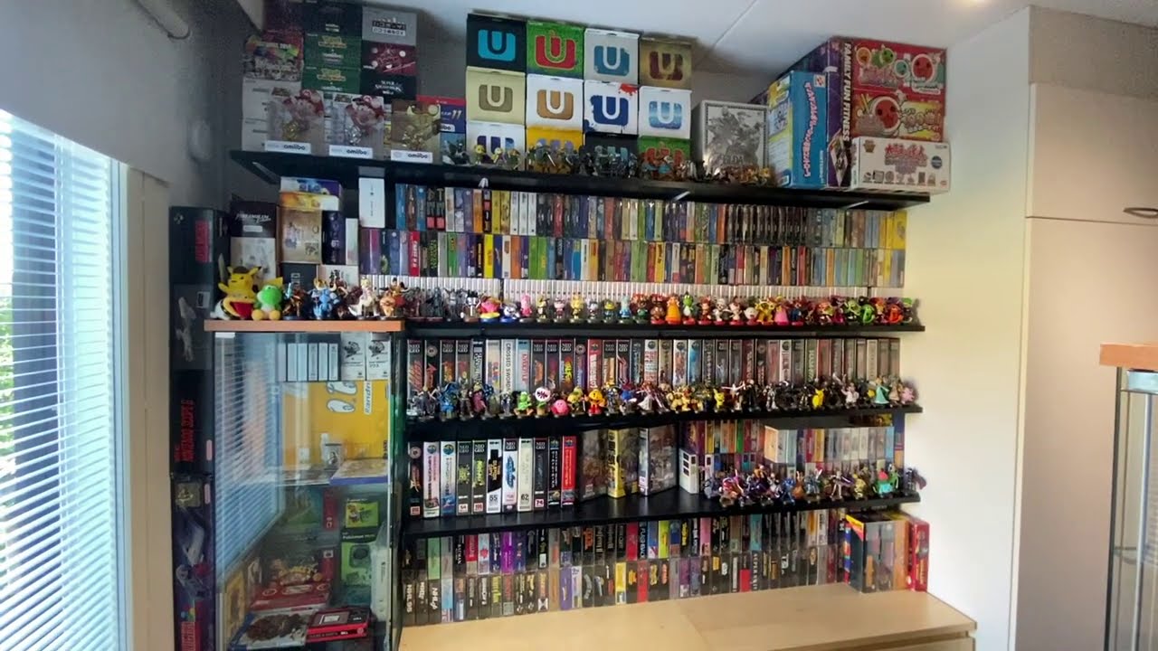 Tour of the NEW game room! (2600+ games)