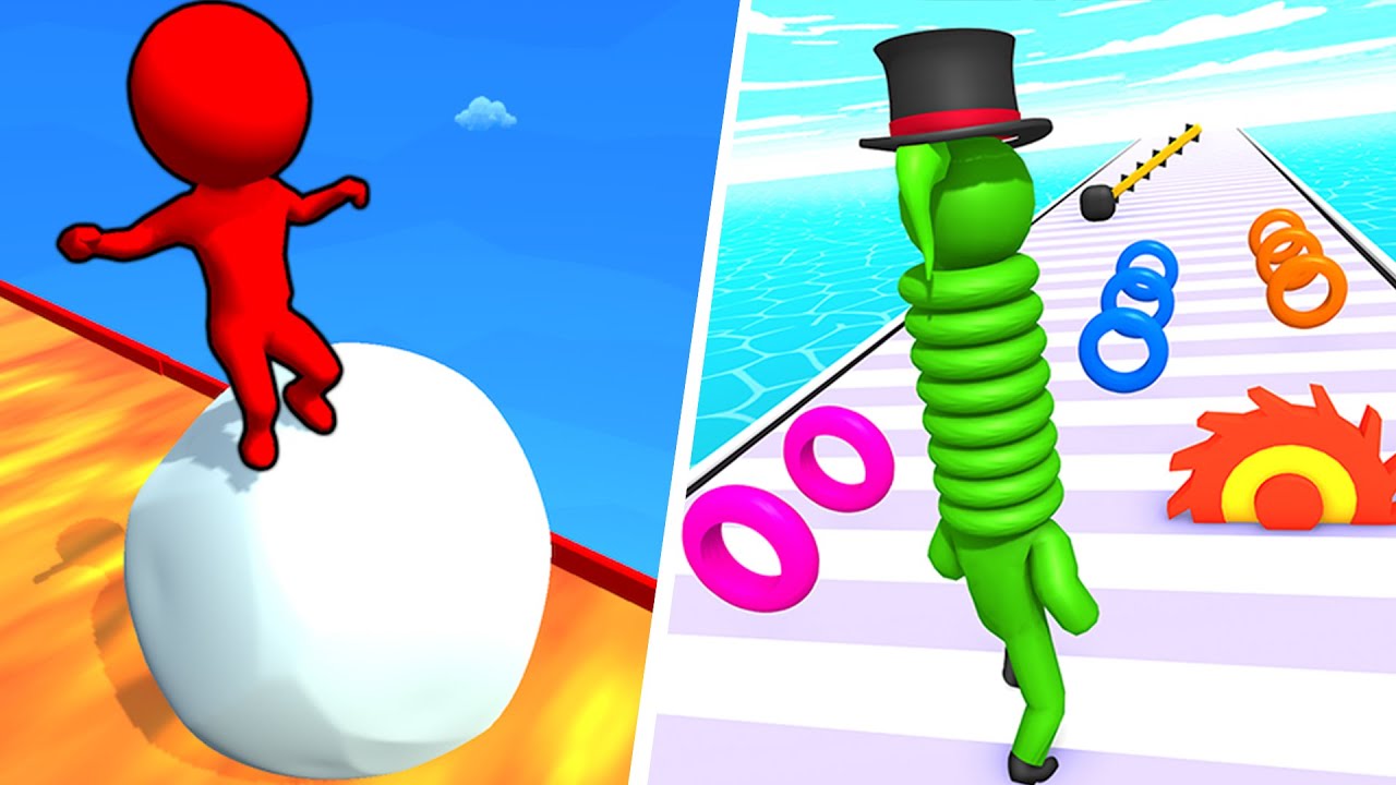 Snow Race 3D 🆚 Long Neck Run 🌻🧿🌺🌈Max Levels Walkthrough Android IOS Update Gameplay 99989