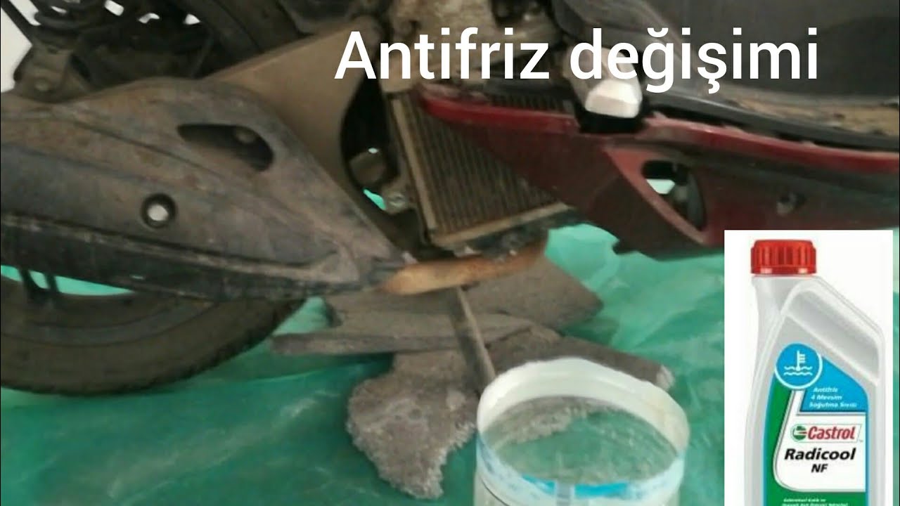 8 senelik antifriz ne halde çıktı? Pcx antifriz değişimi #pcx125 #pcx150 #pcxclub #scooter