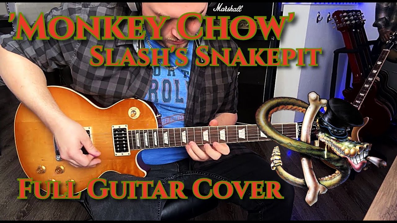 This Solo Was HARD!! | “Monkey Chow” – Slash’s Snakepit Guitar Cover