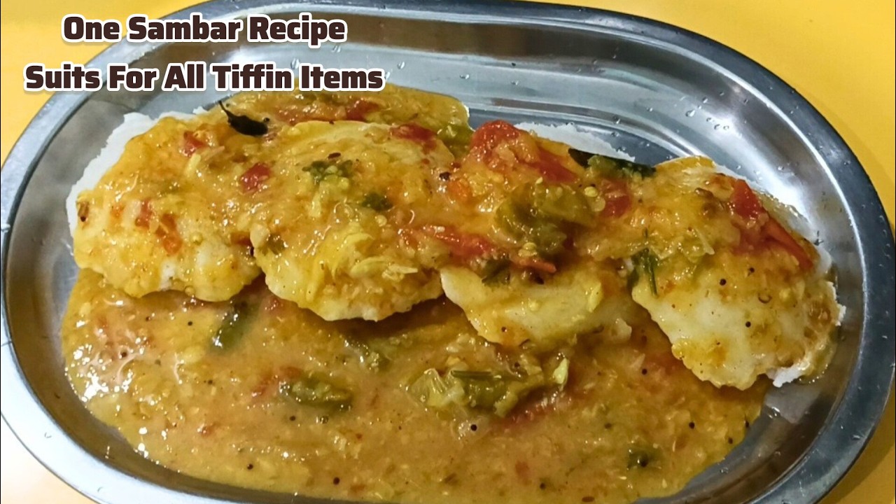 இனி எல்லா டிபன் -க்கும் இந்த ஒரு சாம்பார் போதும்😋/ Bharathi Home Food  Tiffin Sambar Recipe in Tamil