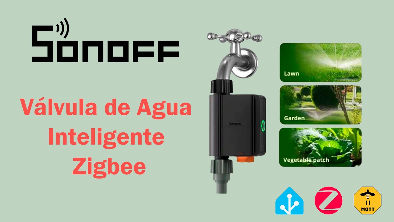 Умный водный клапан Zigbee от Sonoff SWV-BSP