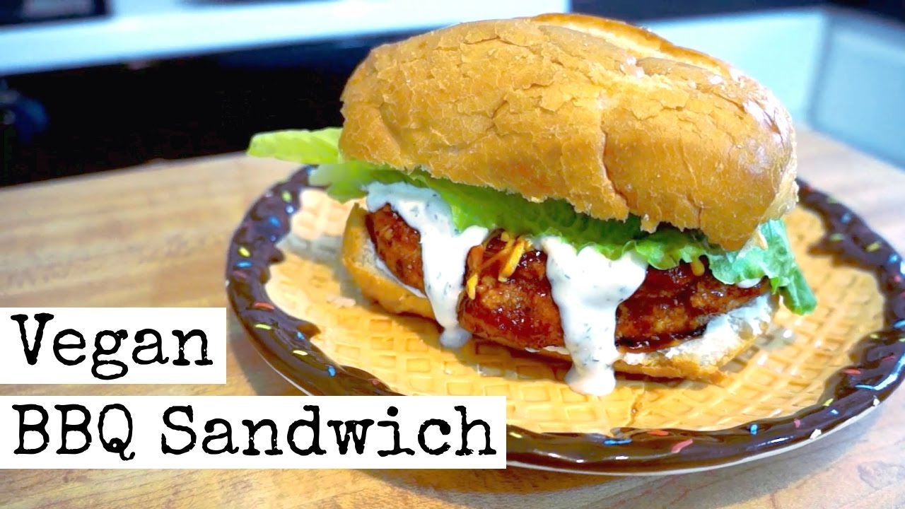 Vegan BBQ Sandwich || Ranch Sauce || Cauliflower