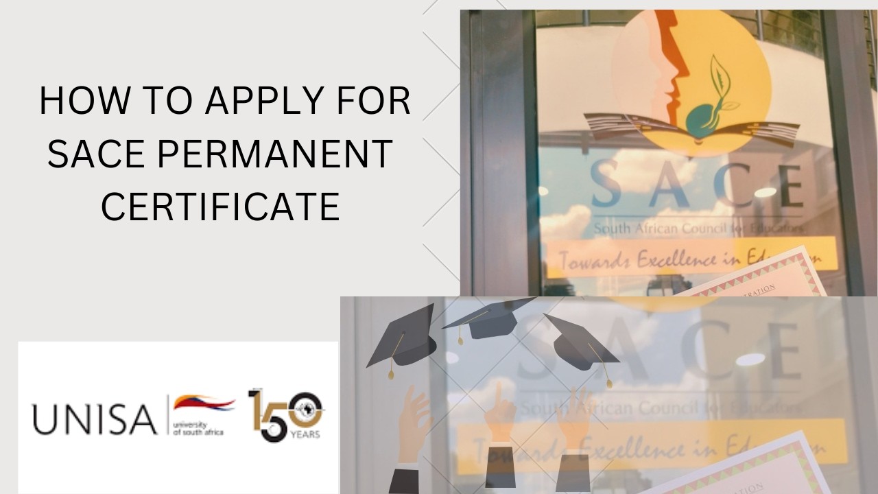 HOW TO APPLY FOR SACE|PERMANENT SACE|UNISA|DISTANCE LEARNING|Road to 1k|South African youtuber