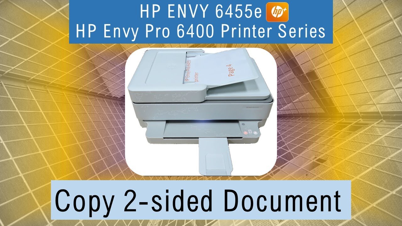 HP Envy 6455e | HP Envy Pro 6455: как копировать двусторонний документ