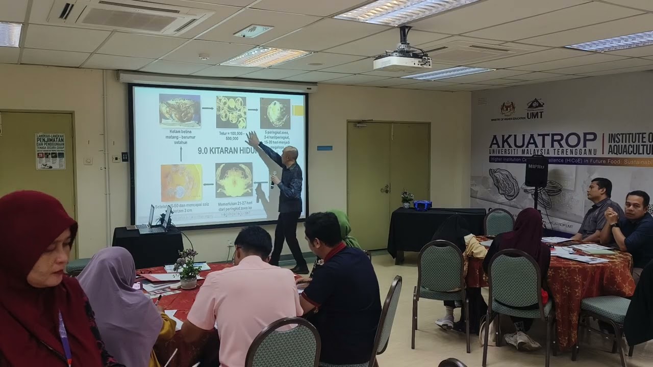 IN-HOUSE TRAINIG - MARINE SHRIMP AND PORTUNID CRAB AQUACULTURE  : BASIC PRINCIPLES AND PRACTICES