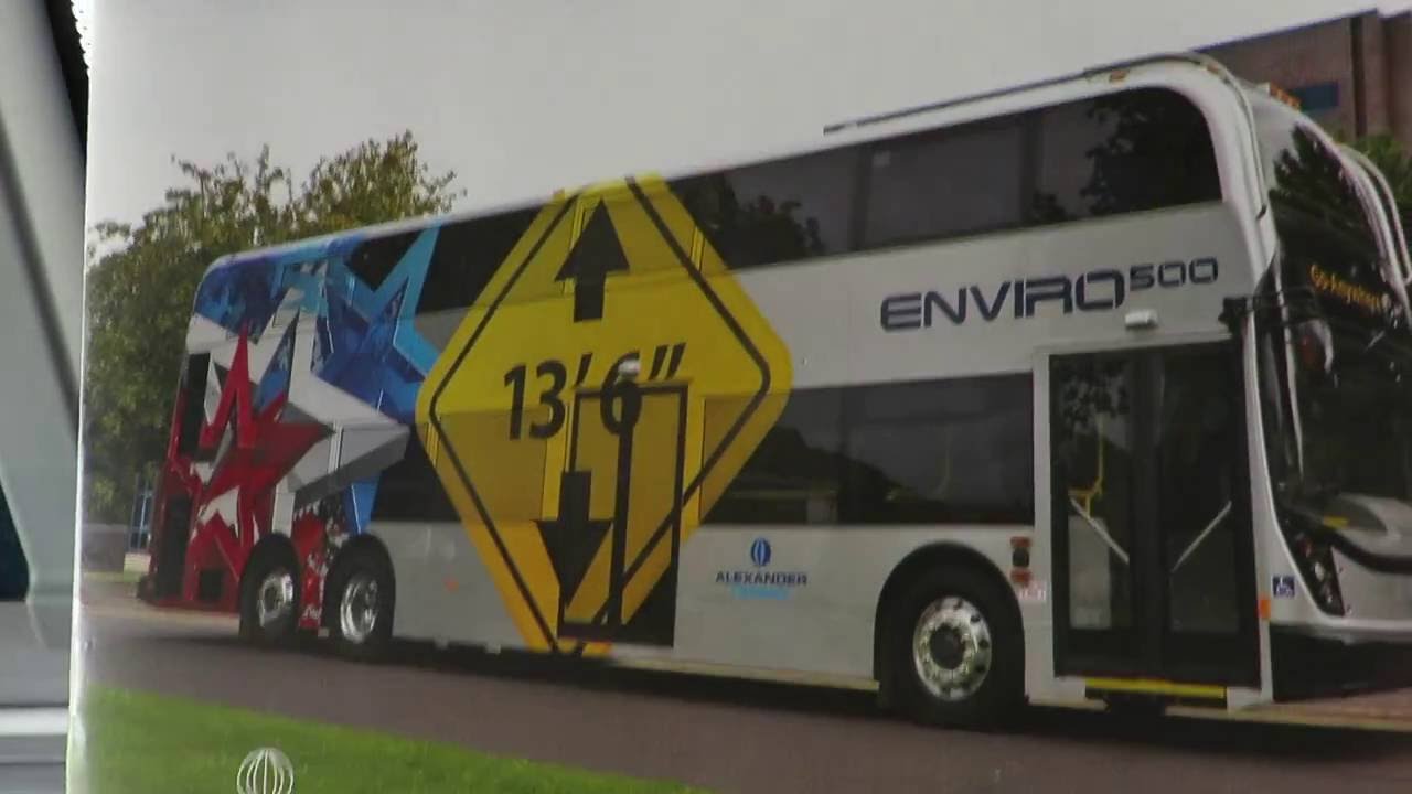 Foothill Transit Test Bus   Alexander Dennis ENVIRO 500 Double  Decker Bus Part 2