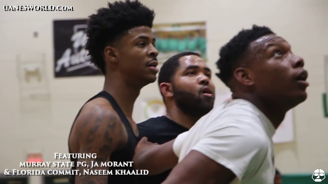 Ja Morant Spring Break hoop-session ft. & Naseem Khaalid