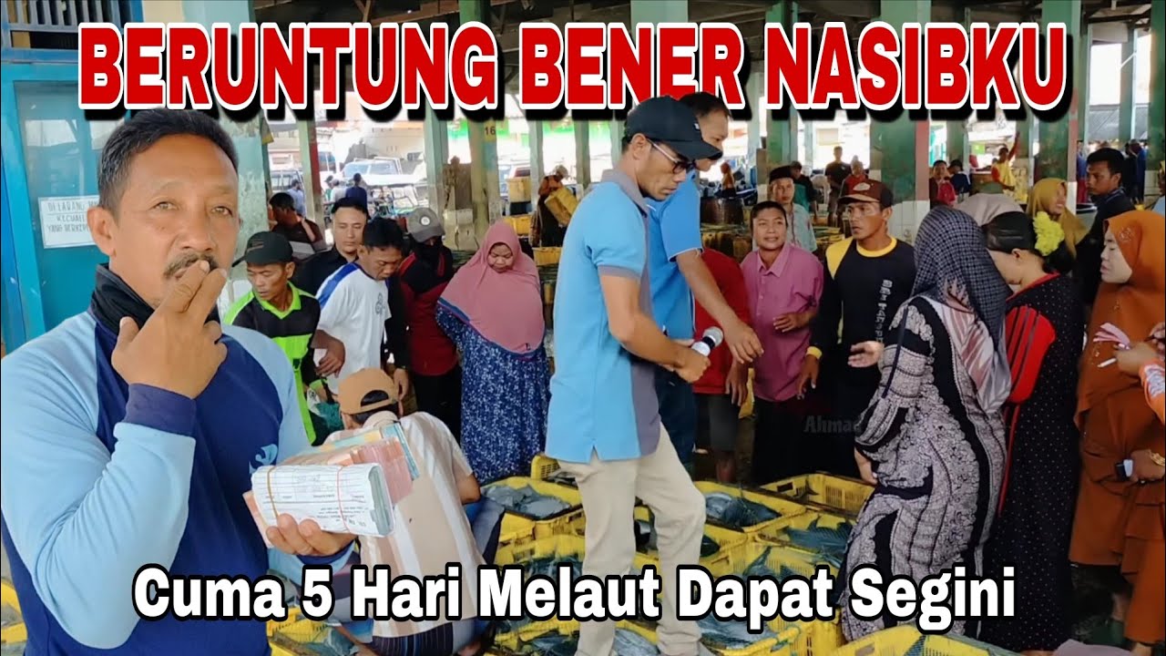 Beginilah Proses Bongkar Ikan Hasil Melaut Sampai di Jual ke TPI || Nelayan Rembang - Cupliz Ahmad