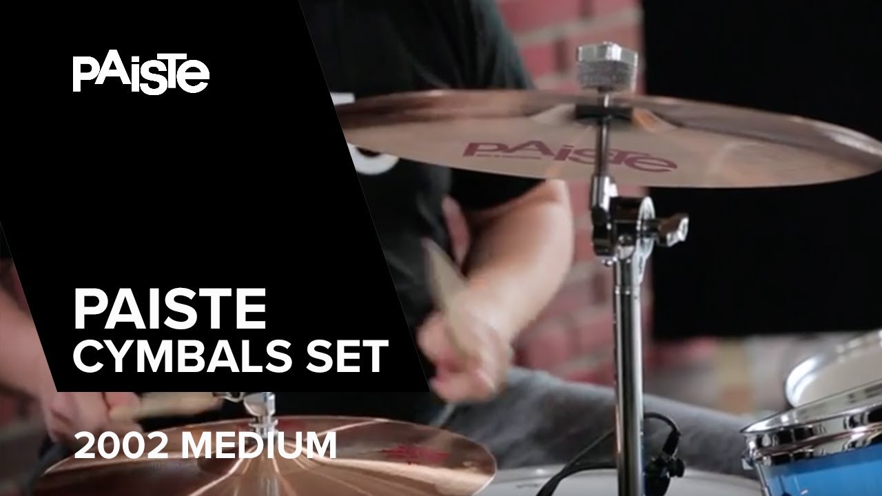 PAISTE 2002 Medium Cymbals Set