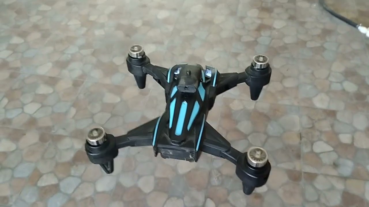 probando el drone k12 max después de una reparación