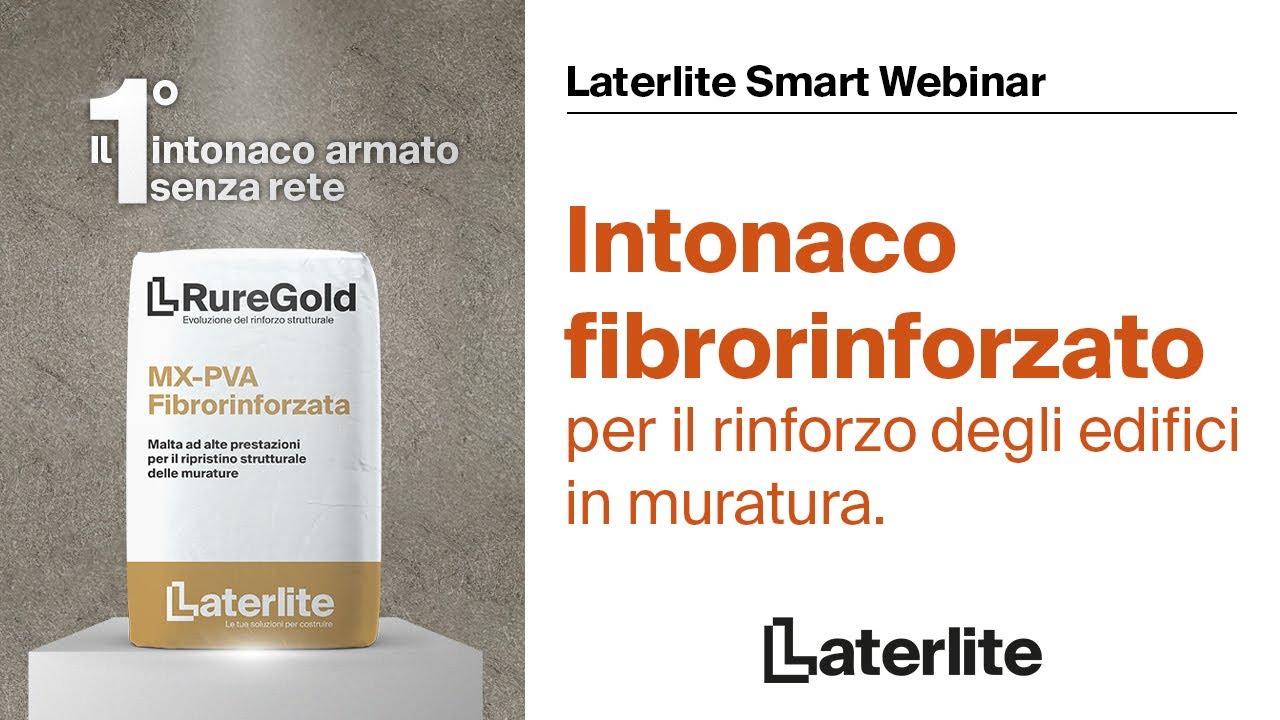 Intonaco Fibrorinforzato per Rinforzo Murature | Tecniche Sismiche e Soluzioni Laterlite