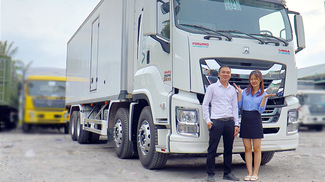 Xe Tải Isuzu 4 Chân VM Ginga Thùng Đông Lạnh- Ô Tô Hoàng Long