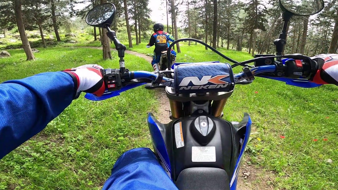 yamaha wr250r trail ride