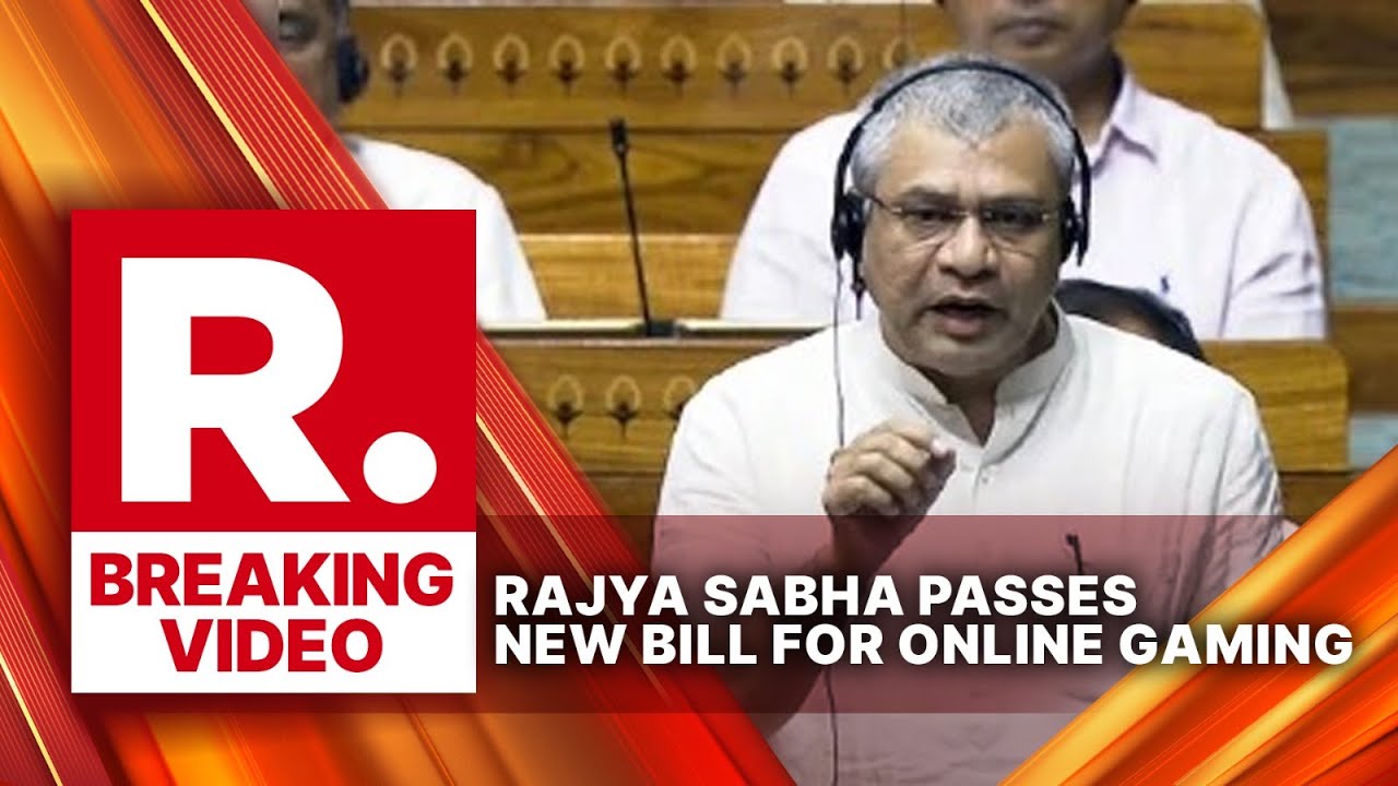 Breaking: Online Gaming Bill 2025 Passed In Rajya Sabha | Parliament Monsoon Session