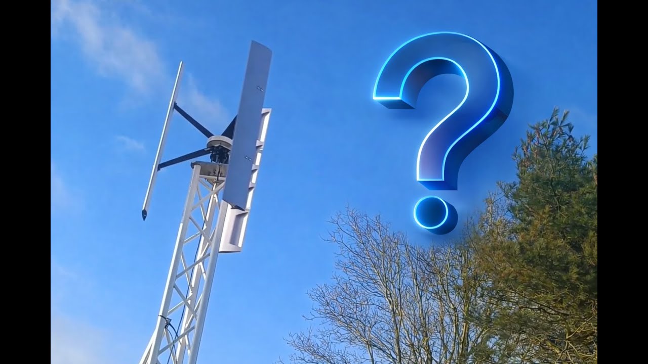 Vertikales  1kW Windrad - Erste Ergebnisse - Wie viel kWh sind im Akku?
