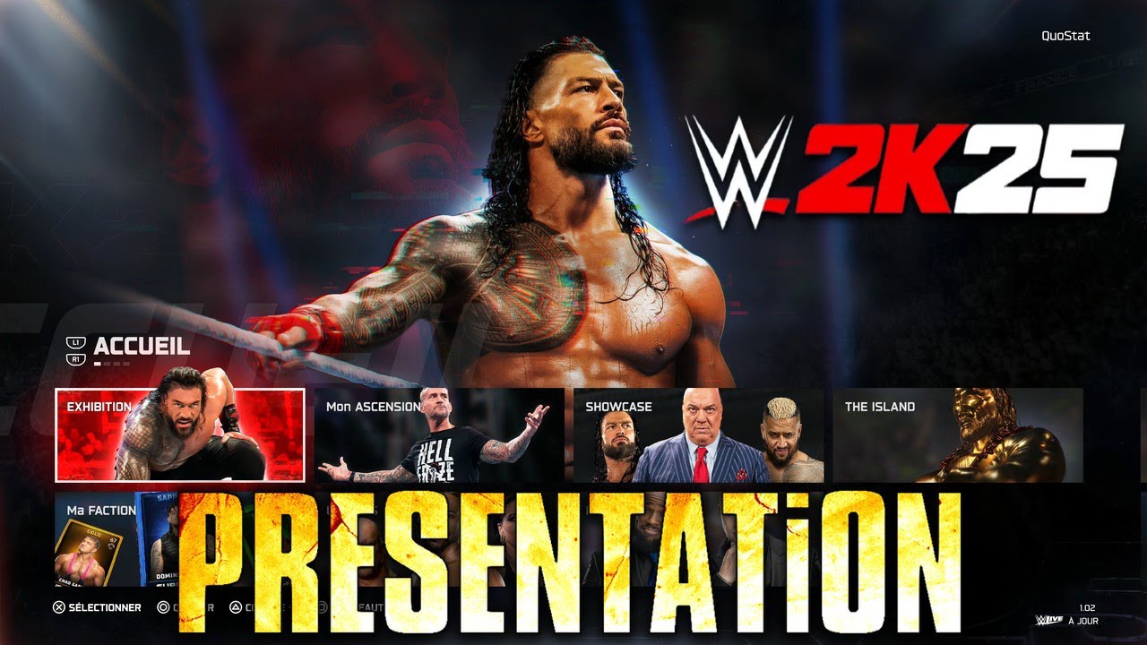WWE 2K25 - Toutes les ar&egrave;nes, ceintures, arbitres etc...