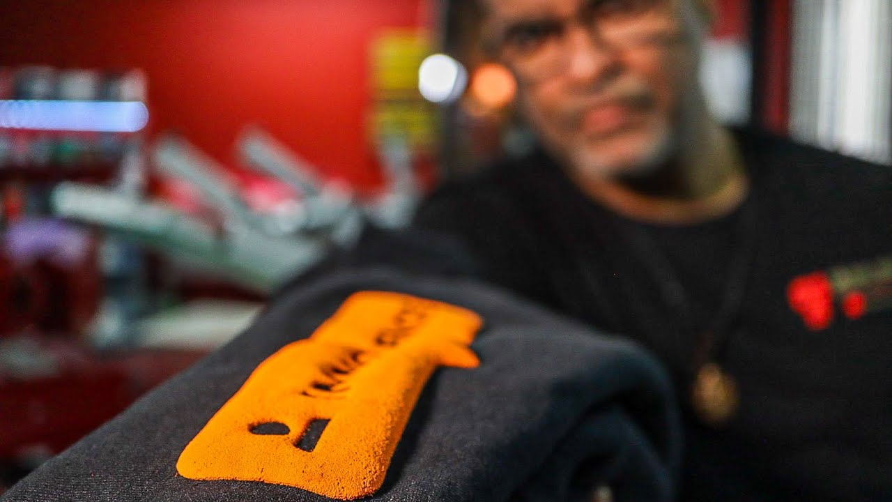 Screen Printing The Perfect Puff Print / Print Shop Tour