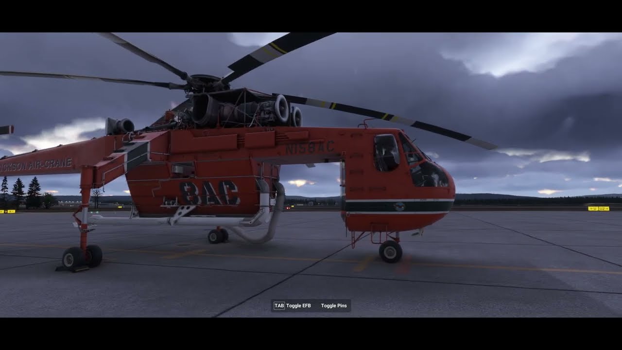 MSFS2024 | Cold&Dark | Erickson S-64F Aircrane