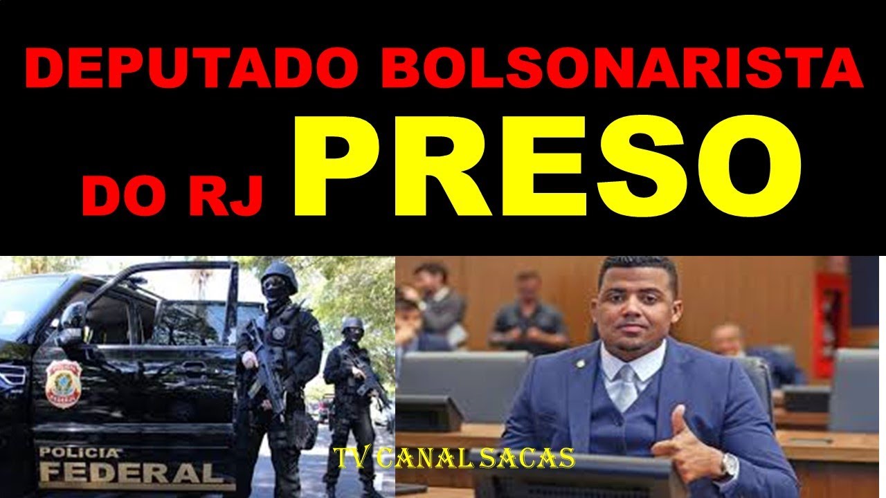 DEPUTADO BOLSONARISTA THIEGO RAIMUNDO DOS SANTOS SILVA ( TH JOIAS )  FOI PRESO HOJE NO R J .