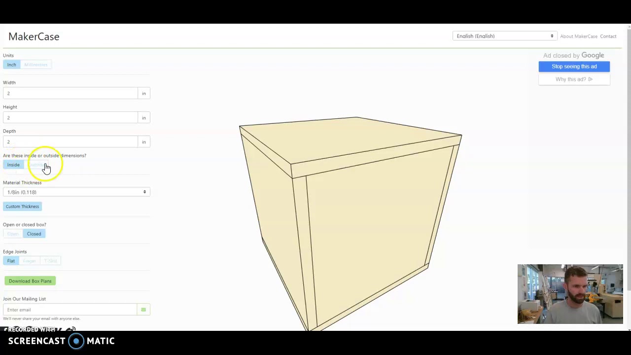 MakerCase - Getting started