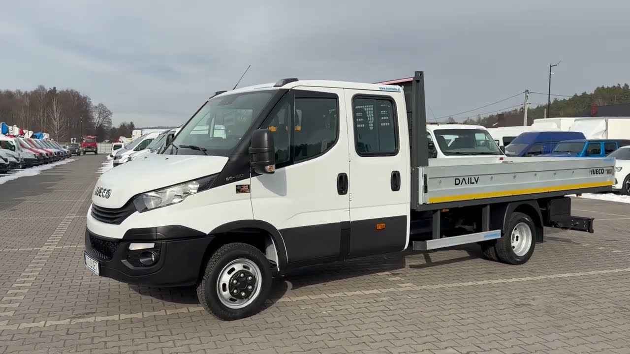 Iveco Daily Doka 7-osób  Brygadówka 50c18 silnik 3.0 o mocy 180km zabudowa skrzynia duetduda.pl