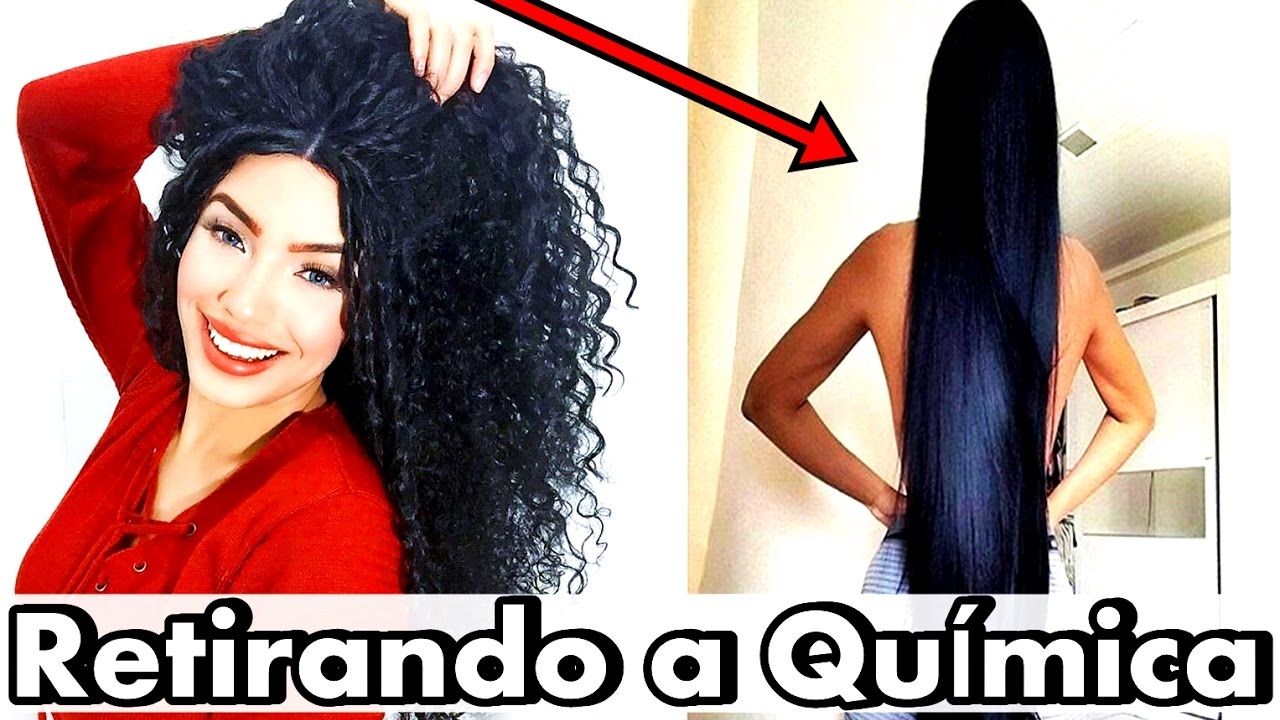 TIRANDO a QUíMICA VOLTANDO aos CACHOS ,RAPIDO  com SHAMPOO ANTI RESIDUOS