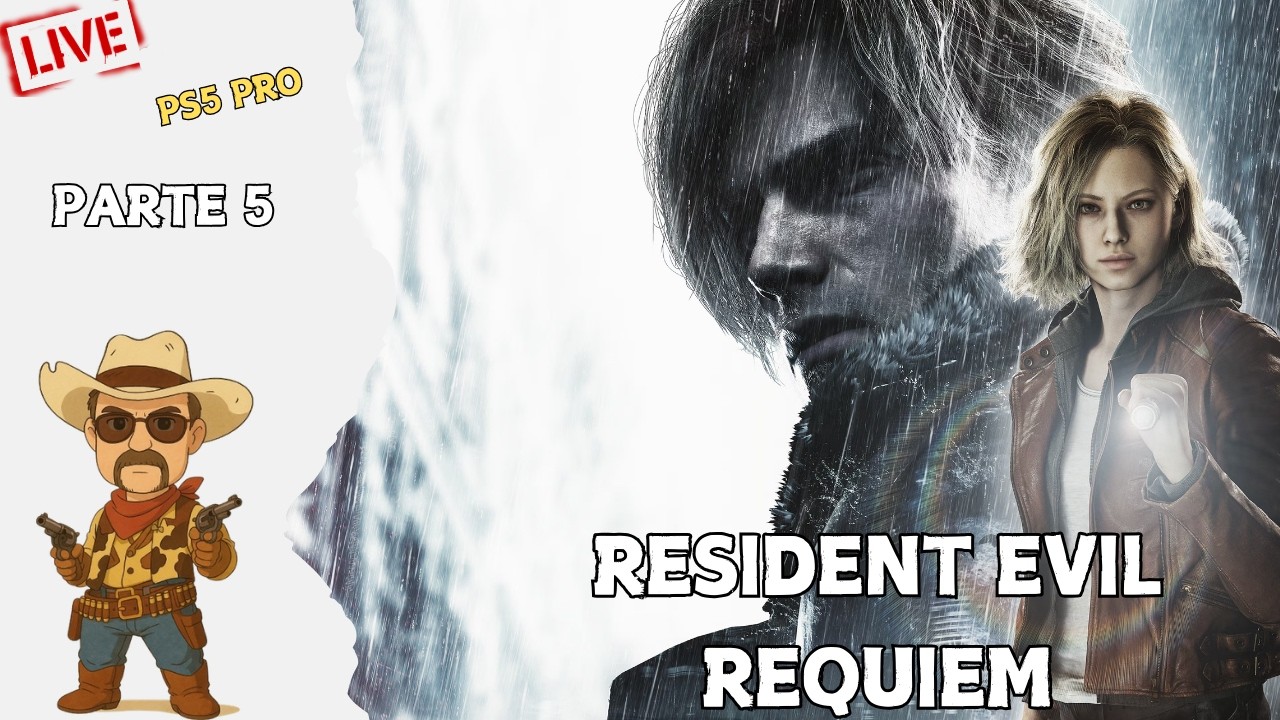 Resident Evil Requiem no PS5 Pro - Iniciando a Platina #platina #dia3