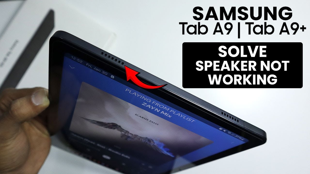 Samsung Tab A9 / A9 Plus: Как исправить проблему с неработающим динамиком