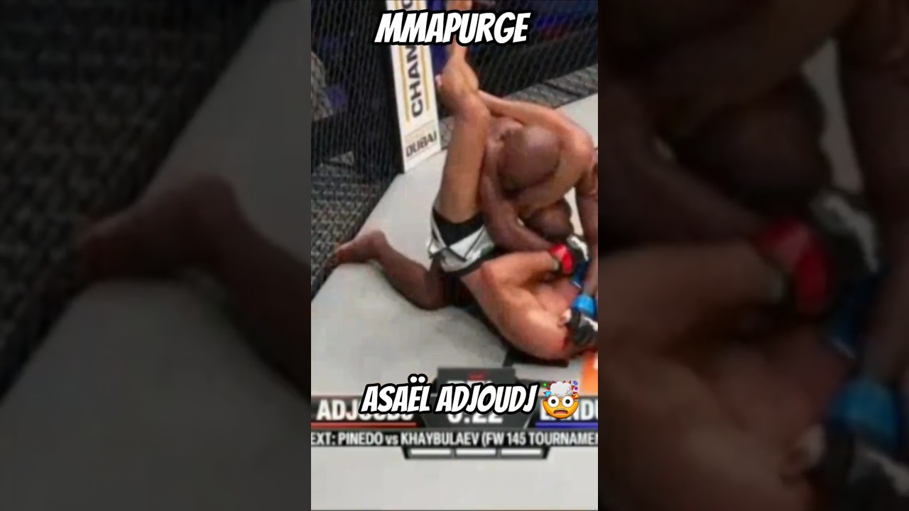 YVES LANDU VS ASA&Euml;L ADJOUDJ 🥊🍿 #mmafr #shortmma #mma #pflmma #mmafighter #mmafrance