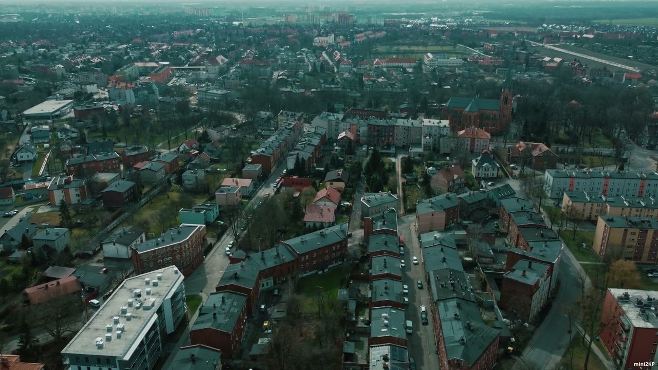 Zabrze z drona - Mikulczyce cz.1