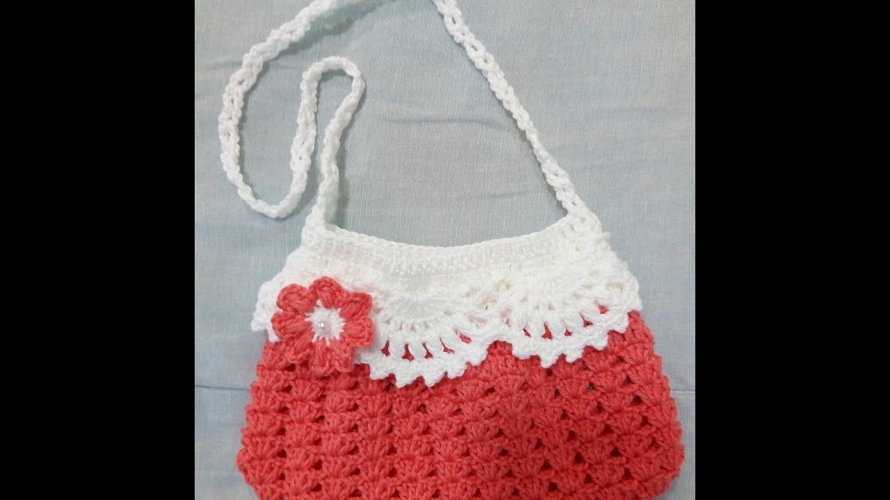 bolsa infantil em croche