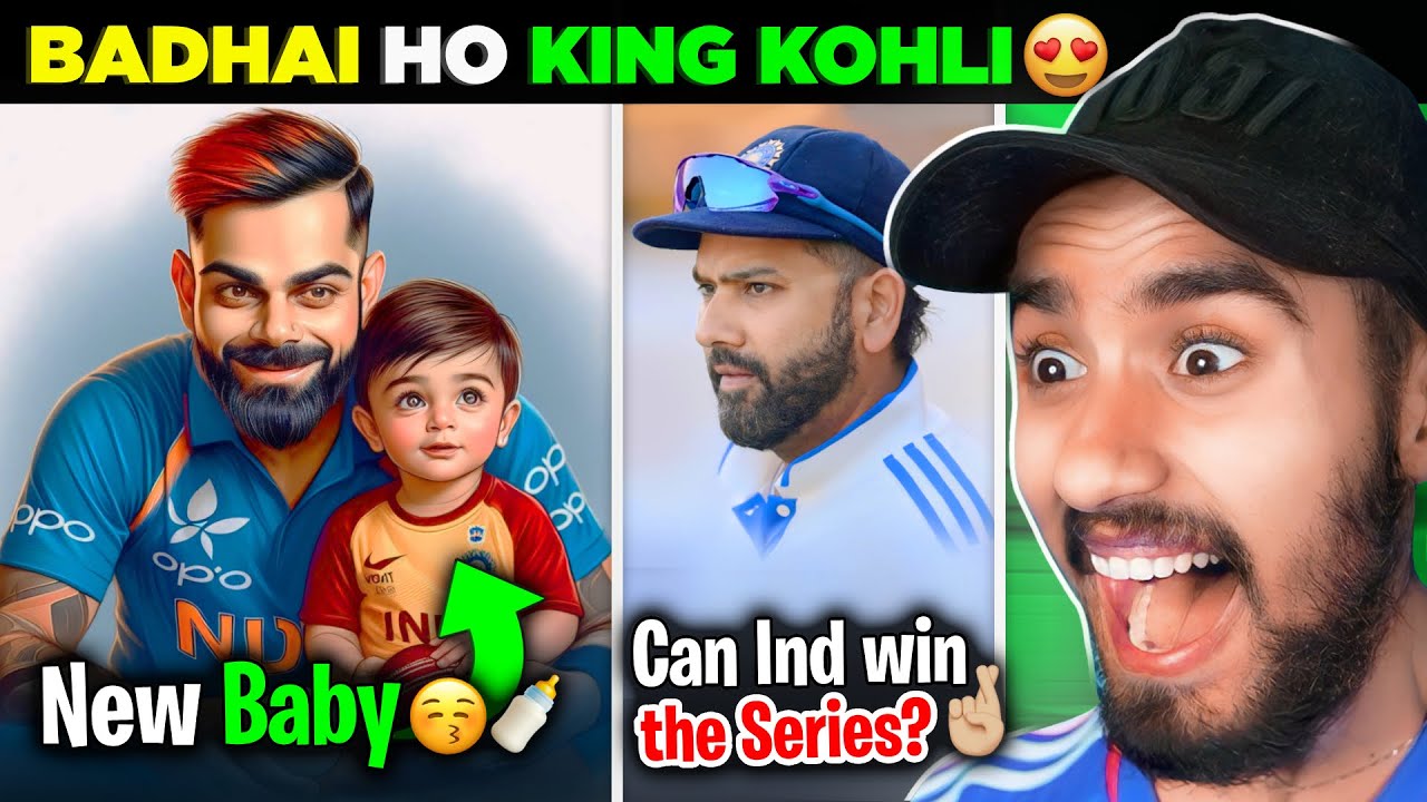 OMG! Virat Kohli Blessed with a Baby 🥹 | IND vs ENG 4th Test