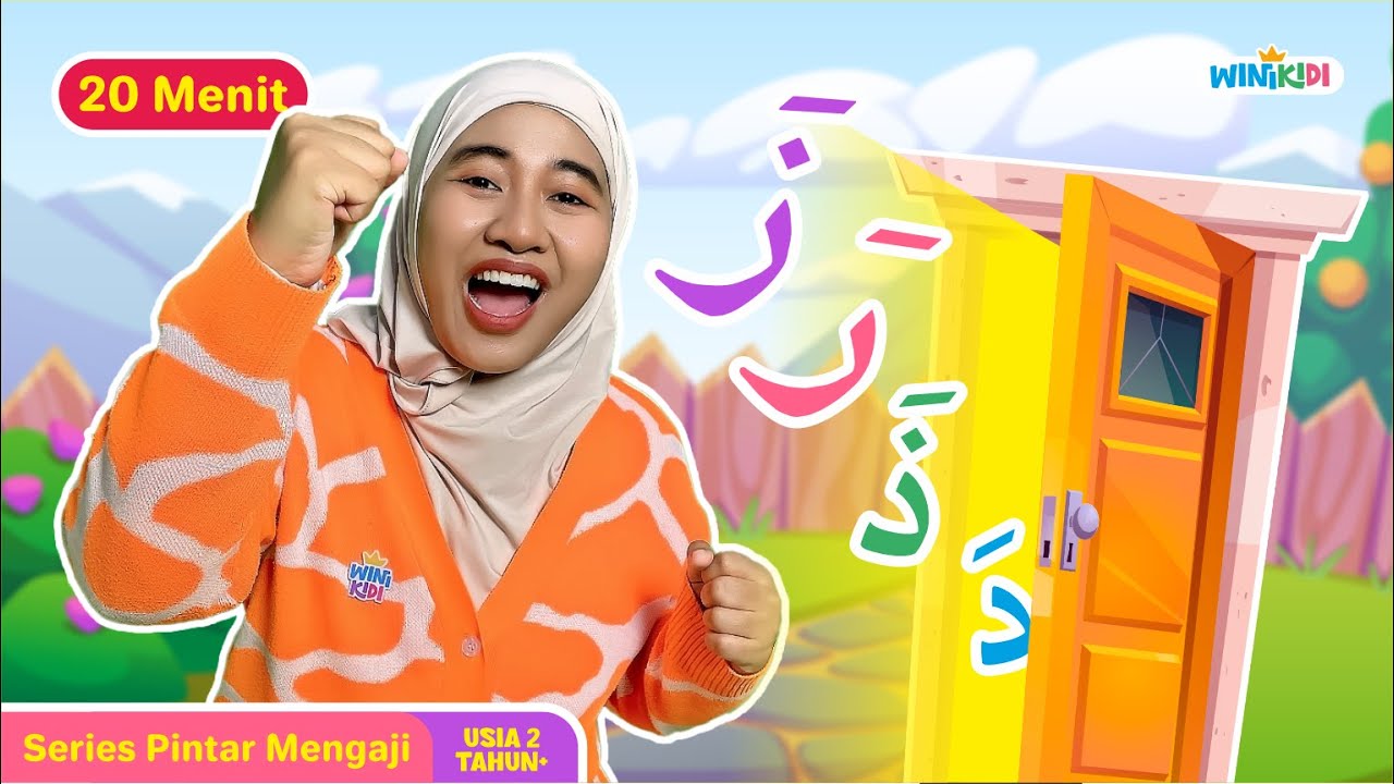 Belajar Hijaiyah Untuk Toddler د ذ ر ز Sambil Bernyanyi | Ngaji Iqra, Lagu Balita