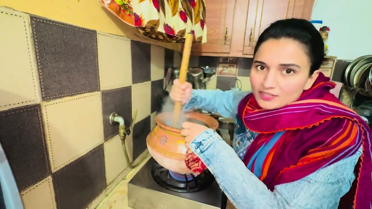 Village Style Sarson Saag | Traditional Desi Winter Special Recipe