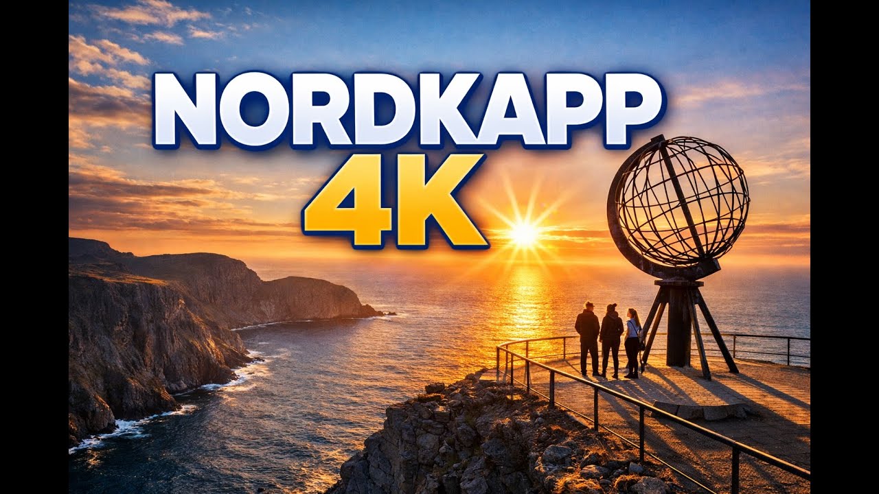 Nordkapp 4K – Midnight Sun at the End of Europe | Cinematic Drone Film