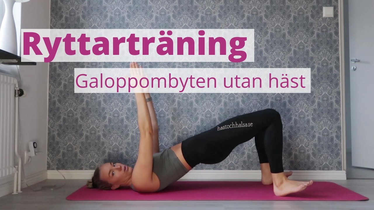RYTTARTRÄNING  | GALOPPOMBYTEN UTAN HÄST?!