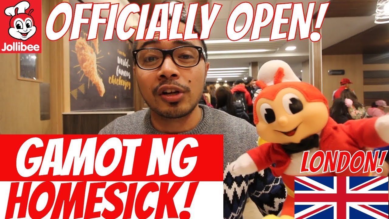 JOLLIBEE LONDON OPENING DAY 2018! (18 HOURS NA PILA AT FIRST CUSTOMER NG JOLLIBEE UK)