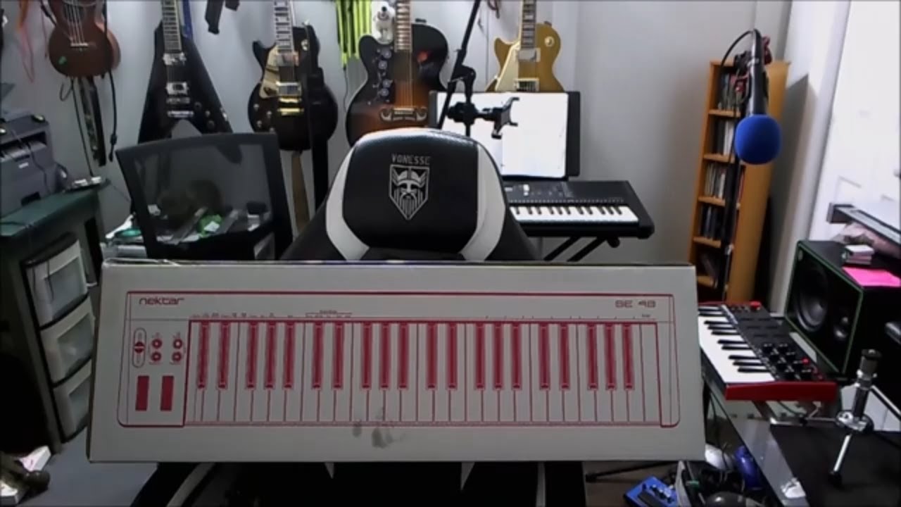 Nektar SE49 Midi Controller Keyboard Unboxing Test And Review