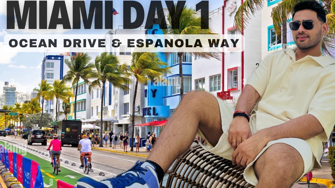 Miami Day 1 Vlog | First Impressions, Ocean Drive & Espanola way vibes 🇺🇸🌴