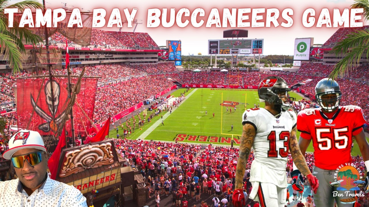 Tampa Bay Buccaneers Gameday Vlog at Raymond James Stadium in Tampa Florida 🏴&zwj;☠️🌴⚓️🏈
