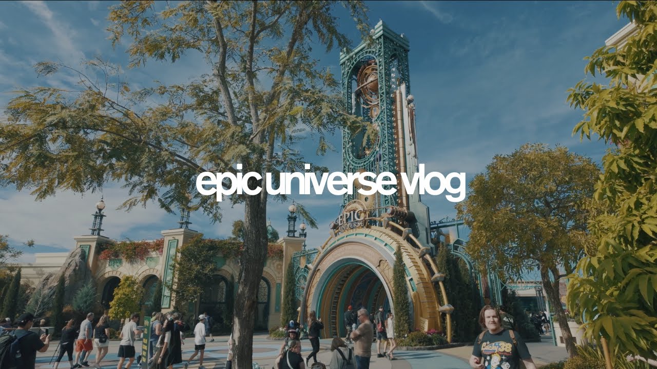 come with me to epic universe at universal studios 🎢