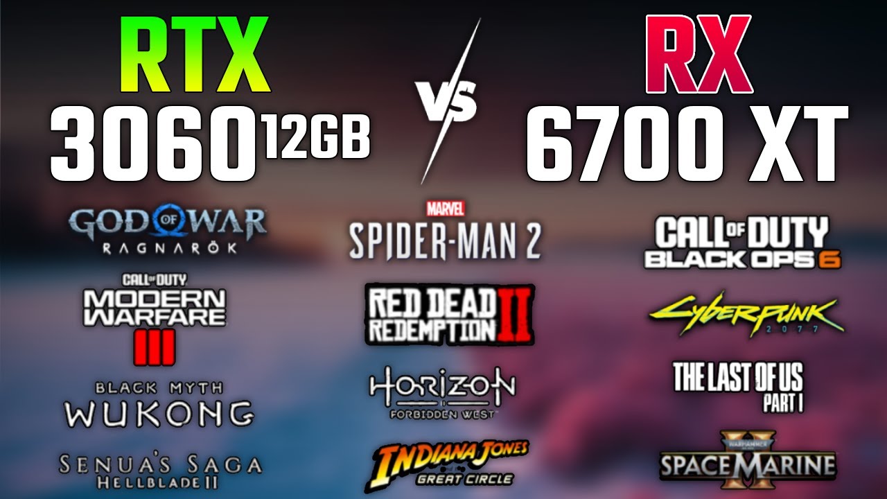 RTX 3060 vs RX 6700 XT in 2025 | Test in 12 Games | 1440p